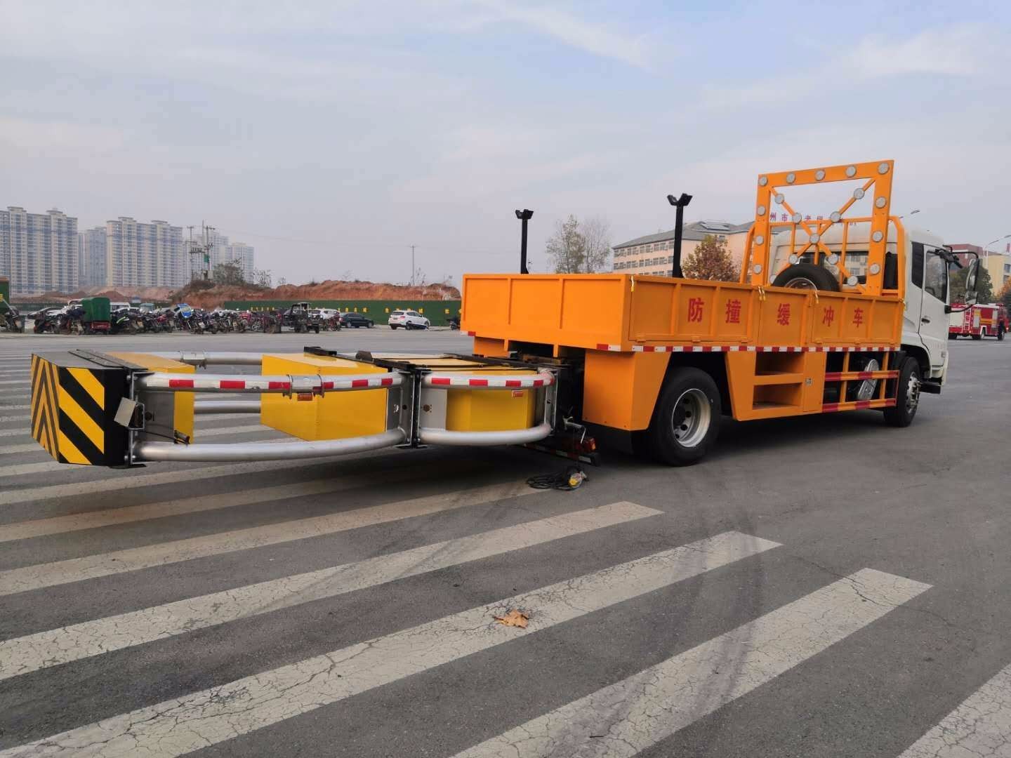 防撞緩沖車作業(yè)案例